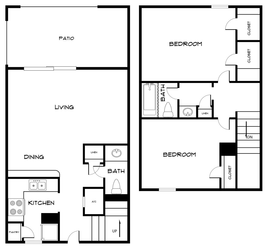 Apartment Floorplans in Brownwood, TX The Magnolia on 4th